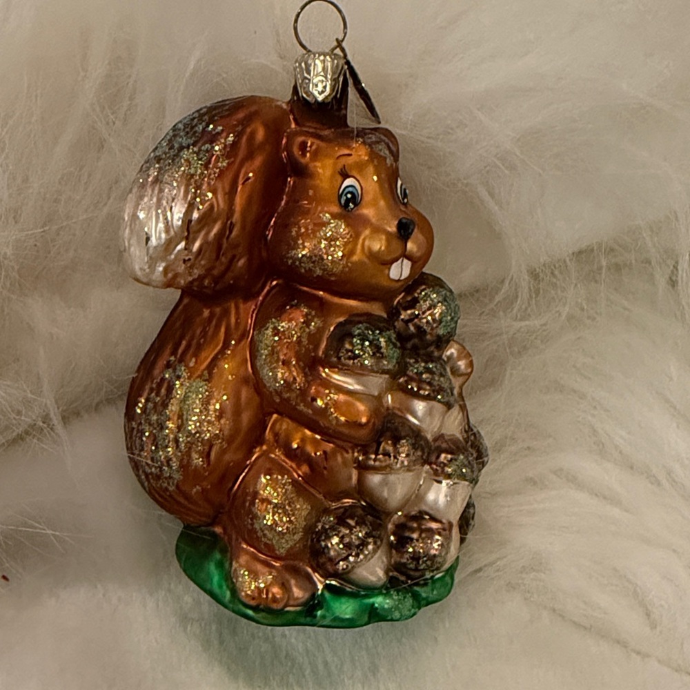 Christopher Radko: “Nuts for You” Squirrel Ornament